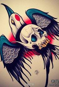 Un popolare manoscritto di tatuaggio rondine