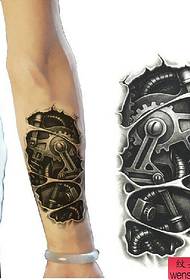 mechaniczne ramię tatuaż naklejki ramię tatuaż naklejki 3D tatuaż naklejki