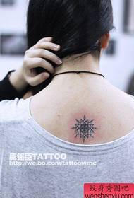 girls back beautiful pop Vine tattoo pattern