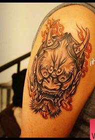 modello di tatuaggio Prajna cool prepotente braccio maschile