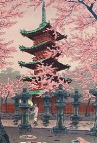 Ukiyo-e Sakura na-ewu ihe eji egbu egbu - enwere ike iji ya mee egbugbu