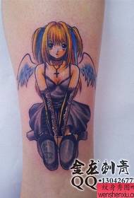 gambe belle modello del tatuaggio di bellezza del fumetto