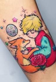 Little Prince Tattoo - сказка о маленьком принце и высокая оценка татуировок, таких как лисы