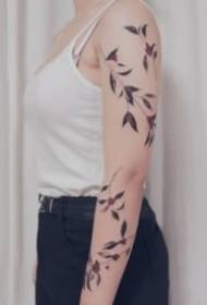 Fotografitë e tatuazheve të linjës krijuese të thjeshtë dhe të bukur