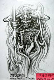 ഇതര ബുൾ ഹെഡ് ടാറ്റൂ പാറ്റേൺ