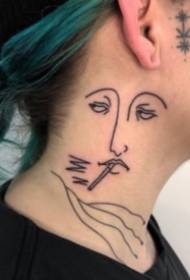 18 patrún tattoo beag simplí strócanna