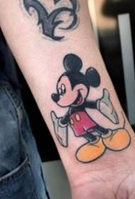 Of 卡通 Skupina malých tetovacích obrázků myší