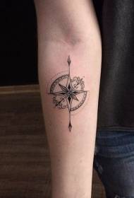 Punte per punture di tatuaggi Punte di tatuaggio nere piccole e fresche di arte Modello di tatuaggio