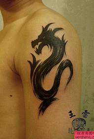aka ogwe aka dragon totem tattoo ~ ~ onye ara