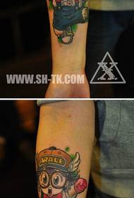 braccio carino modello di tatuaggio Ala Lei