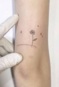 清新 清新 тетоважа 小 quis Исклучителна линија за тетоважа на стапчиња, мала чиста тетоважа, мала шема