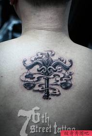 popular libra tattoo pattern for boys