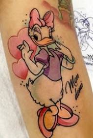 Seata de tattoos stuthan cartùn dathte airson caractaran Disney