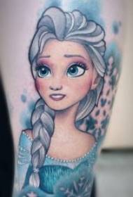 Tatuaje de animación de tatuaje Daquan color tatuaje de dibujos animados lindo dibujo de animación patrón de Daquan