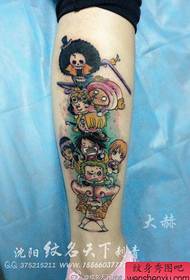 Girls 'Been léiwe Klassiker One Piece Stréihutt Crew Sketch 172853 - Been populär Pop Jingle Cat Tattoo Muster