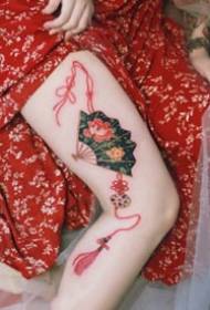 Chinese knot tattoo - -9 Chinese knot theme tattoo works