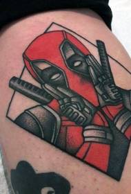 modello di tatuaggio tatuaggio morto carino colore vecchia scuola