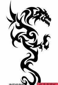 „Totem Dragon“ tatuiruotės rankraštis