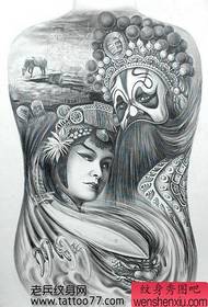 Manchu Bawang Becky tattoo manuscript