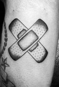 Band-Aid Tattoo _ 11 personalitatea imaginii de tatuaj model de tatuaj de bandă