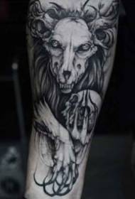 Sablasne tetovaže: Zbirka zastrašujućih dizajna tetovaža životinja u tamnom stilu