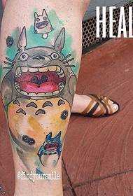 bonic tatuatge de tortuga al vedell