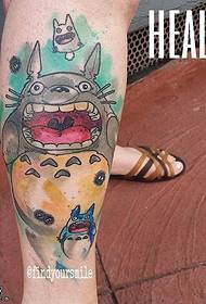 oulike skilpad tatoeëring op die kuit