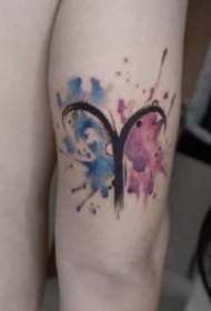 9 feuilles de tatouage fonctionne pour Bélier