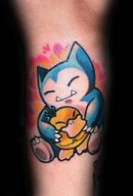 Cartoon Tattoos _ zestaw 10 słodkich i zabawnych wzorów tatuaży z kreskówek