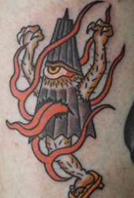 Stile tradizionale giapponese di una serie di piccoli tatuaggi creativi 9