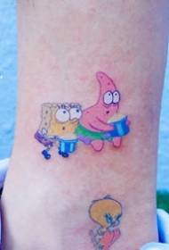 Aworan ere idaraya SpongeBob tatuu aworan 9