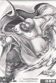 uno dei 18 tradizionali disegni di tatuaggi arhat cinesi
