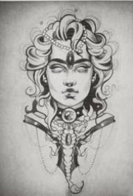 adatti 12 custellazioni di stampi di tatuaggi di Virgo