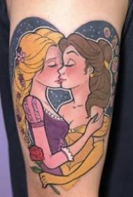 Disney's seti yekatuni disney maitiro tattoo anoshanda mifananidzo