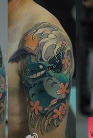 Arm teiknimynd Chinchilla húðflúrmynstur