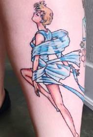 Sailor Moon Tattoo: ʻ cartoonlelo hoʻomalu a me ke ʻano piloko o Sailor Moon