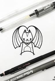 manoscritto del modello del tatuaggio del tatuaggio del tatuaggio del Pokemon del fumetto