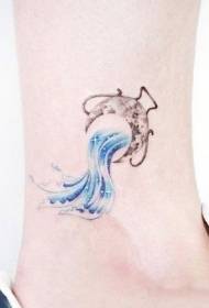 12 constelacións de Aquarius un conxunto de patróns de tatuaxes de constelación 9