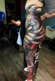 9 European and American realistic three-dimensional realistic tattoo pattern