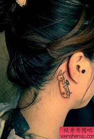 girl's ear cartoon marionetpatroon 172923 @ arm pirate king 乔巴 tattoo patroon