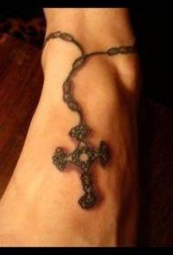 pola tihang armband rosary realistis hideung
