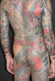 All-Amerika Japanesch Gangster Tattoo Muster