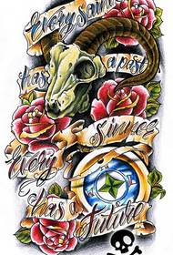 alternative horror snake tattoo picture