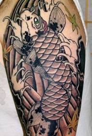 плече японської парчі 鲤 Неповний малюнок татуювання