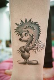 cartoon hedgehog hina me ka pālākē ʻalani bouquet