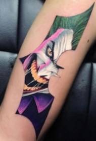 stilig film- och batmanrelaterad tatueringsdesign