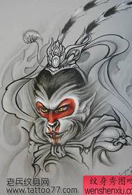 Populært klassisk Sun Wukong Tattoo Manuskript