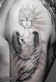 pàtran Taurus Angel Tattoo Pattern