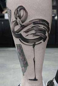 un gruppo di tatuaggi di totem di inchiostro lascia che tu non sia monotono
