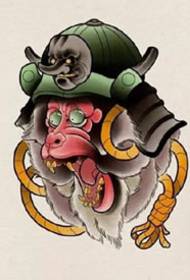 27 Японскі традыцыйны стыль маленькі каляровы малюнак рукапісны малюнак татуіроўкі